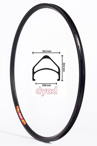 VELOCITY DYAD NMSW 20 IN 406MM SILVER RIM
