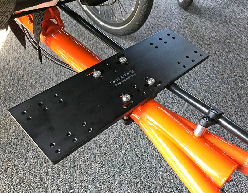 Double Wide Direct Attach Battery Mount (For Some Bikes & Trikes)