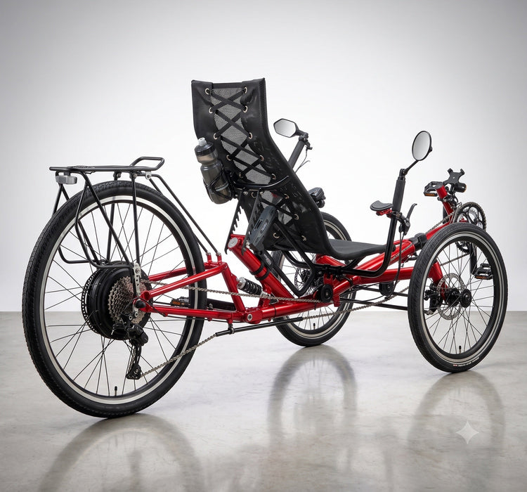 Massively Upgraded 2027 Three Wheels of Magic - All Electric Recumbent Trike