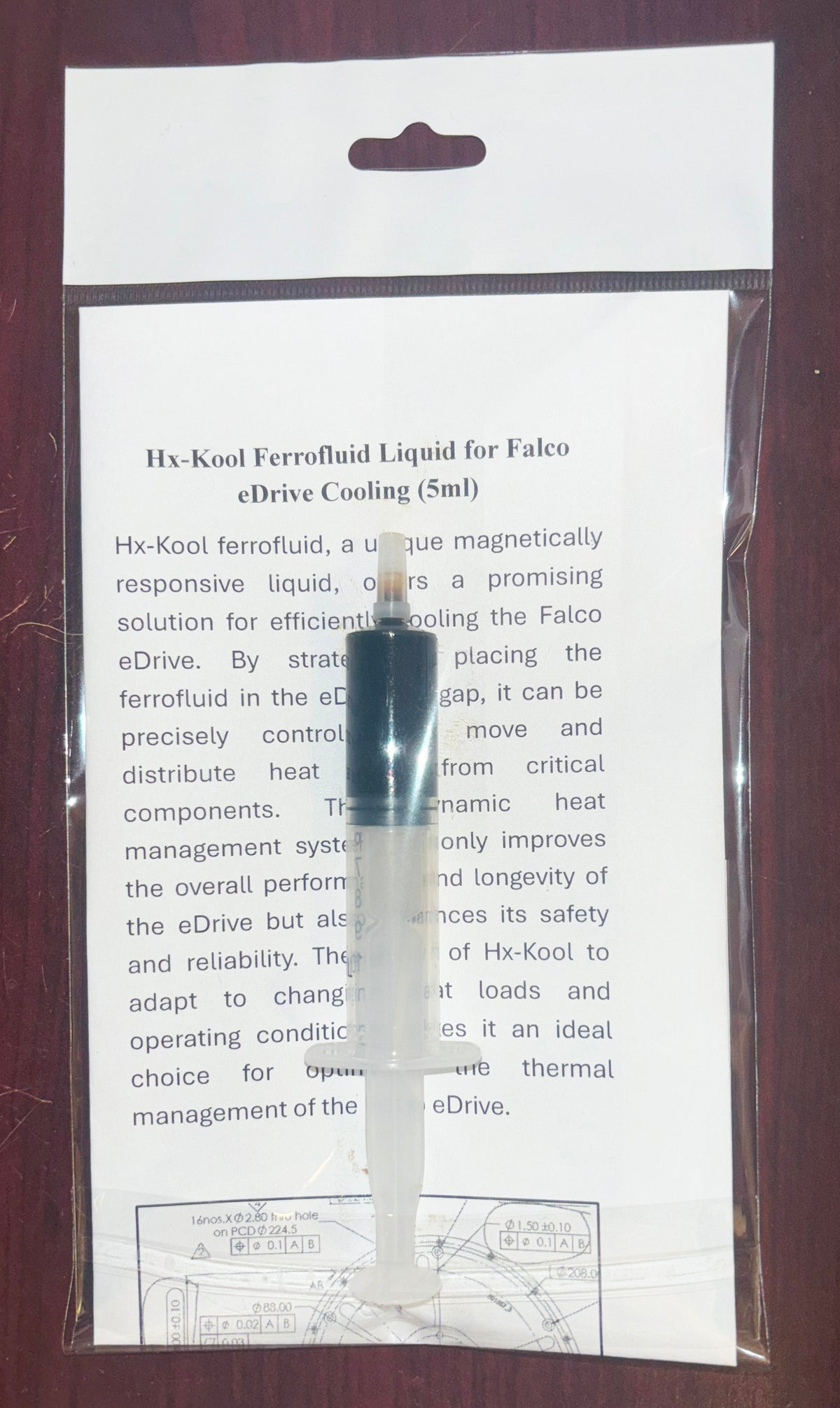 Hx-Kool ferrofluid 5 mL syringe for Falco eDrive motor cooling