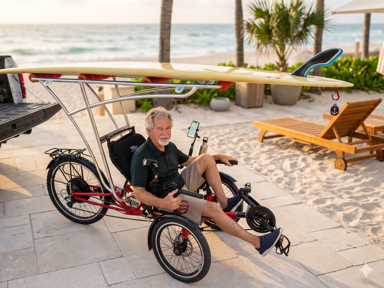 Back to the Beach on Three Wheels of Magic