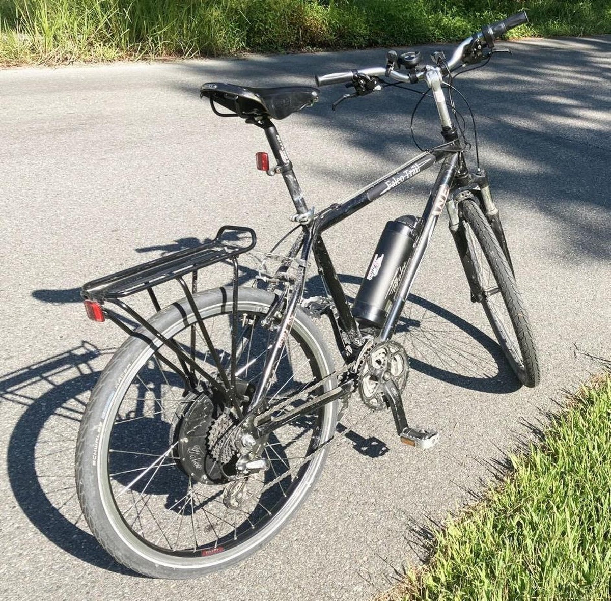 FALCO EBIKE SYSTEMS ON THE TRAILS - WILLIAMSBURG TO RICHMOND, VIRGINIA CAPITAL TRAIL. POSSIBILITY OF A 250+ MILE RANGE FROM A 400WH BATTERY