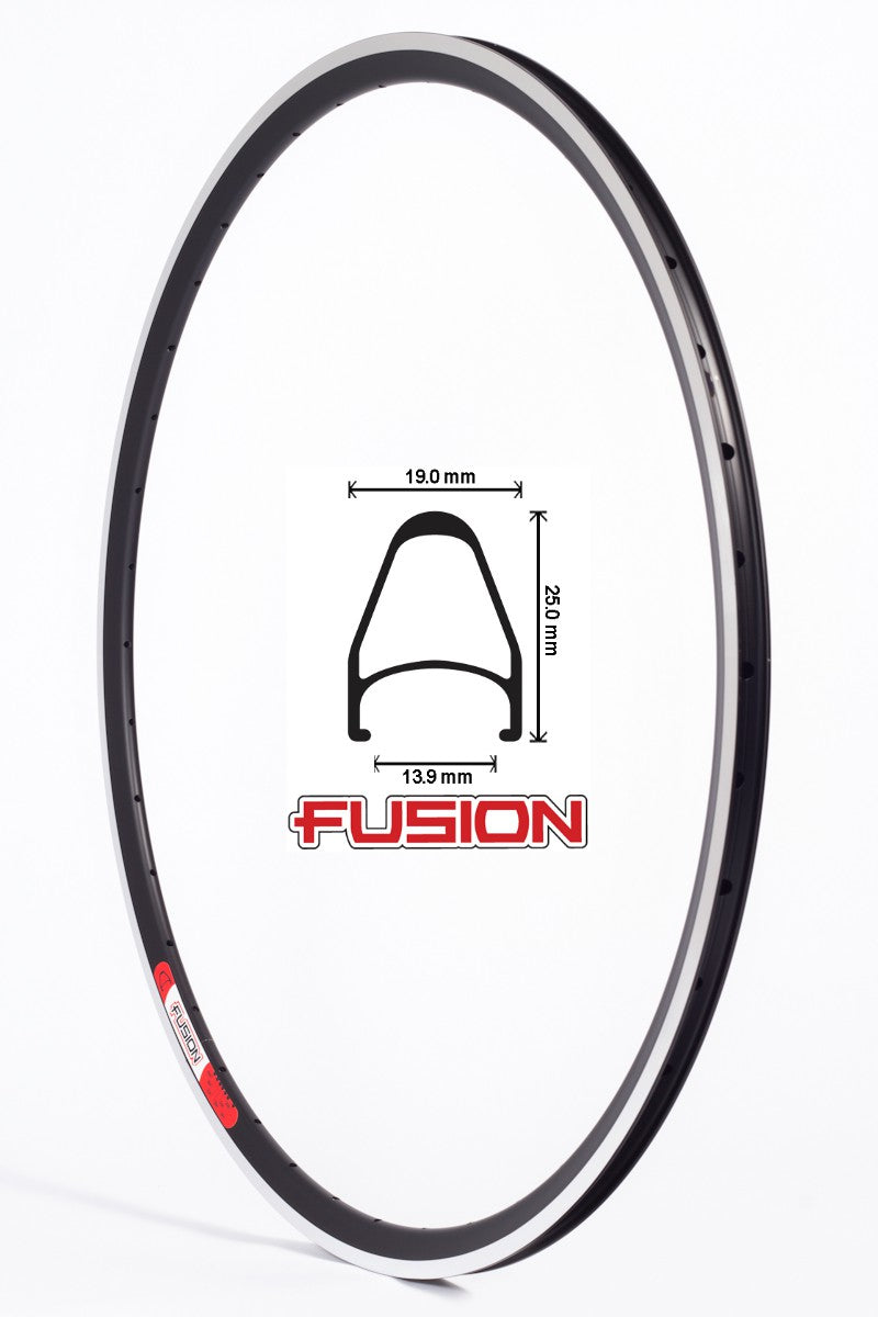 VELOCITY FUSION NMSW BLACK 700C RIM