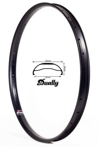 VELOCITY DUALLY 650B RED RIM