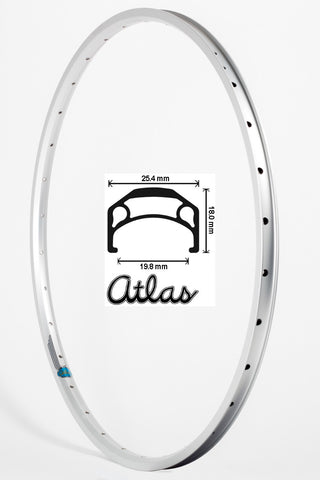 VELOCITY ATLAS SILVER 26IN RIM