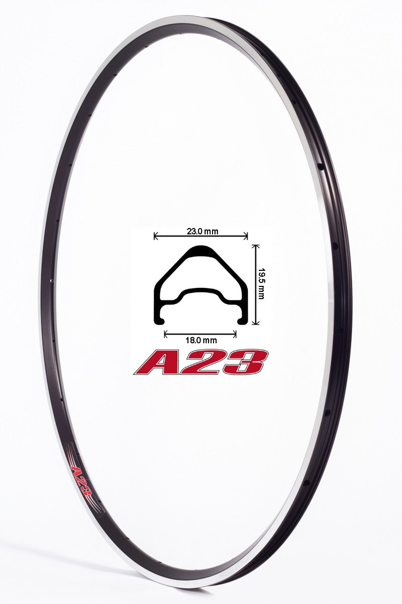 VELOCITY A23 MSW BLACK 20IN 451MM RIM