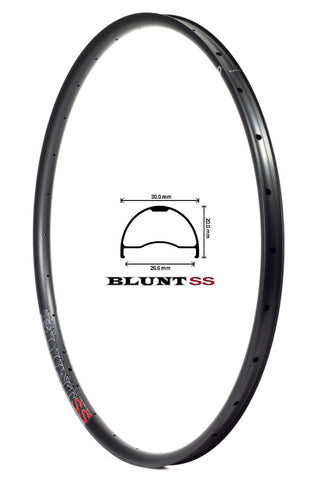 VELOCITY BLUNT SS 650B SILVER RIM