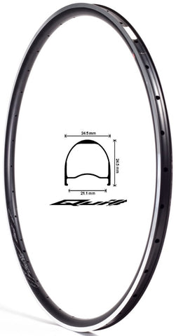 VELOCITY BLUNT 35 29IN BLACK RIM