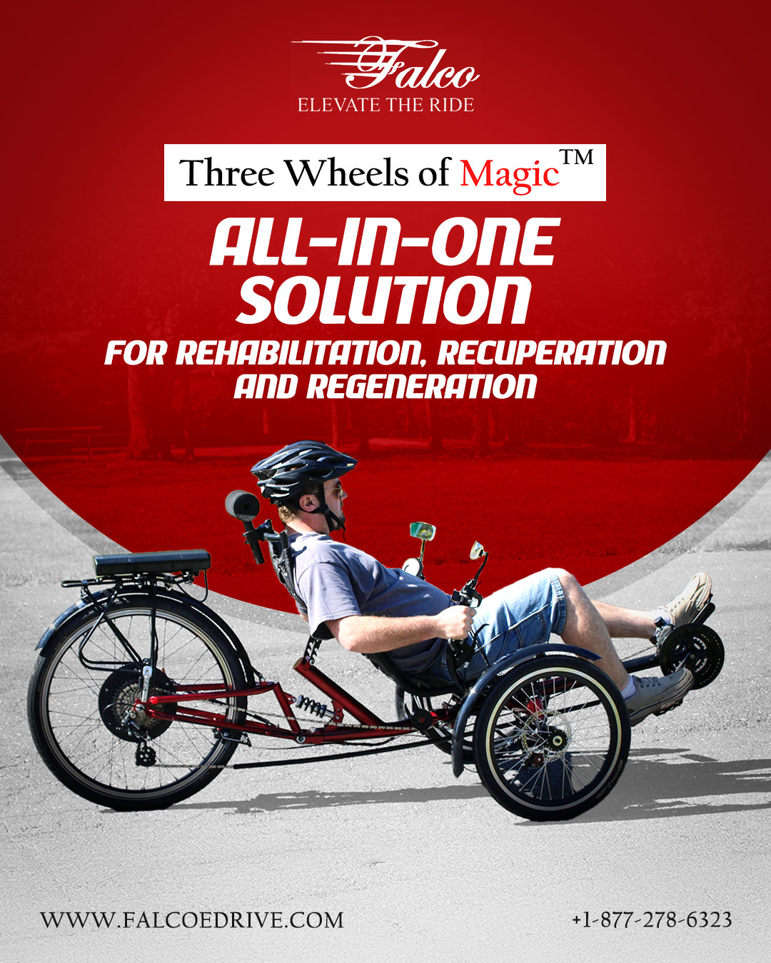Three Wheels of Magic All Electric Recumbent Trike (Current Lead Time 6 Weeks)