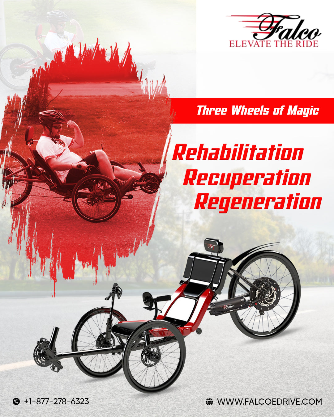 3 wheel recumbent bicycles for sale Three Wheels of Magic All Electric Recumbent Trike (Current Lead Time 6 Weeks) – Falco eMotors Inc