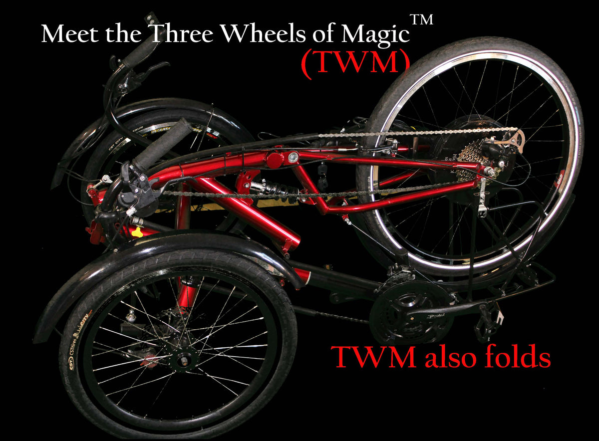 All Electric Three Wheels of Magic Tadpole Recumbent Trike Catalog (FREE)