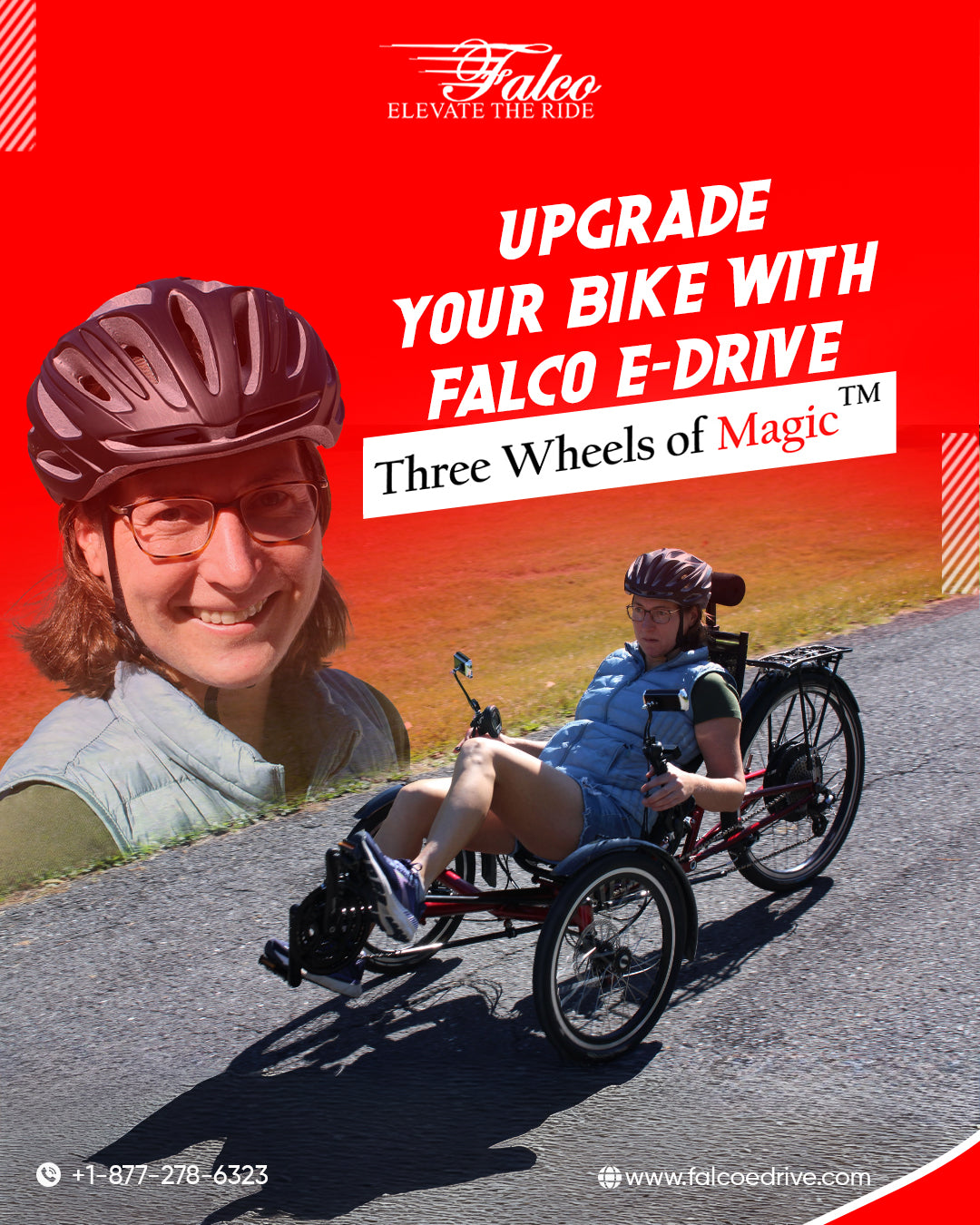 Three Wheels of Magic All Electric Recumbent Trike (Current Lead Time 3 to 6 Weeks)
