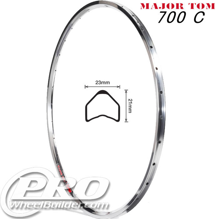 VELOCITY MAJOR TOM MSW POLISHED 700C RIM