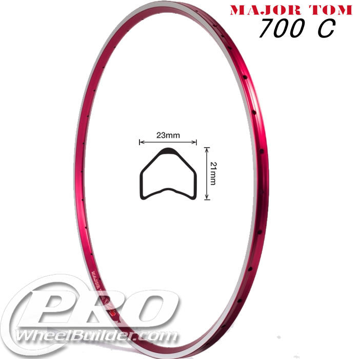 VELOCITY MAJOR TOM MSW RED 700C RIM