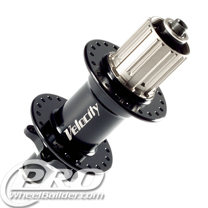 VELOCITY TANDEM REAR BLACK ISO 6 BOLT HUB